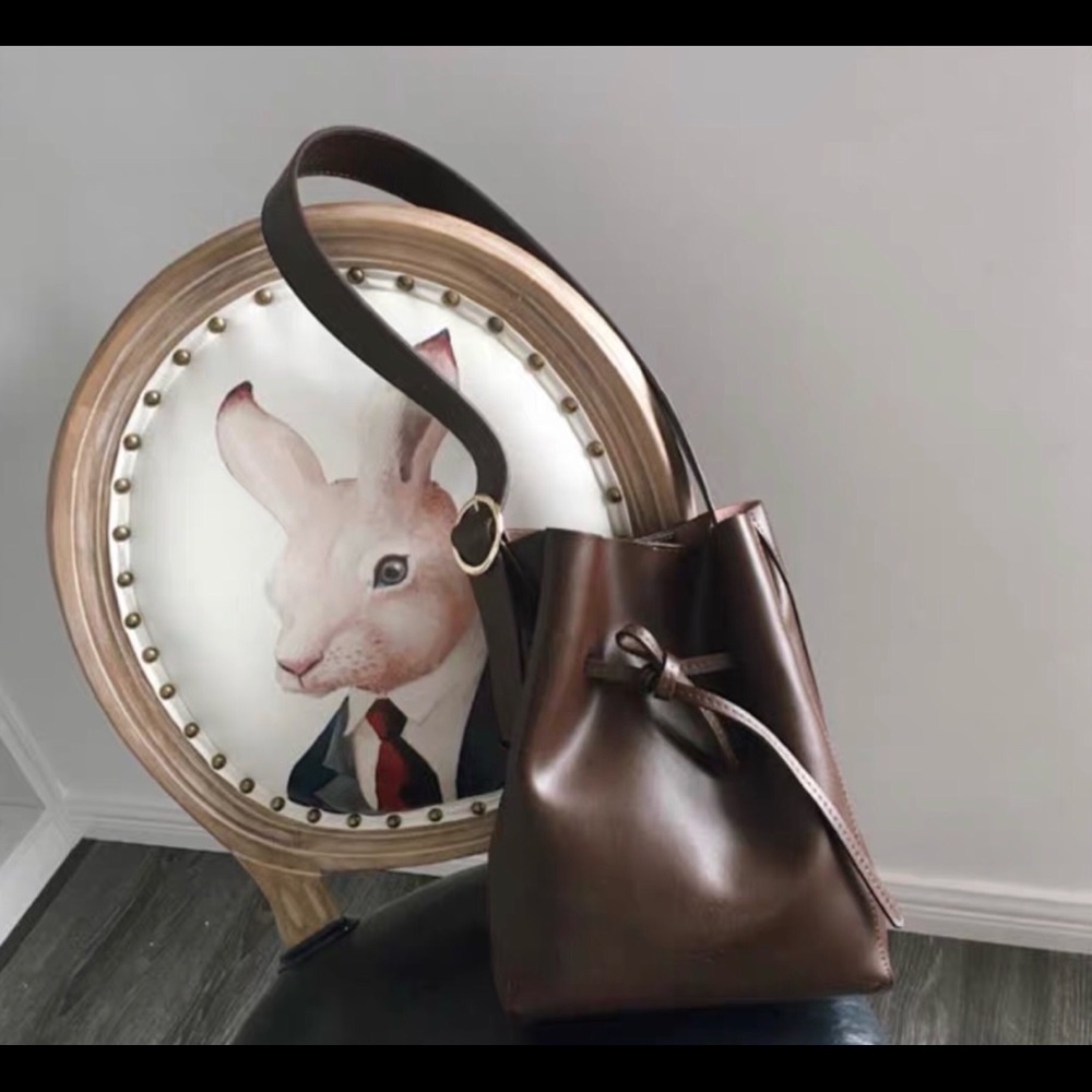 AbbottVintage Leather Tote Bag
